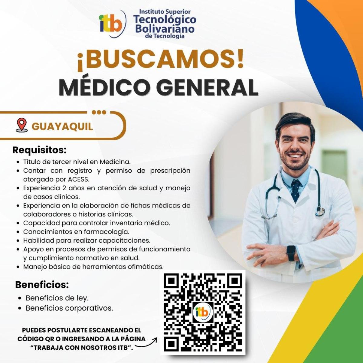 ¡buscamos! médico general guayaquil en Guayas